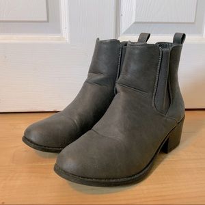 Grey Chelsea Boots